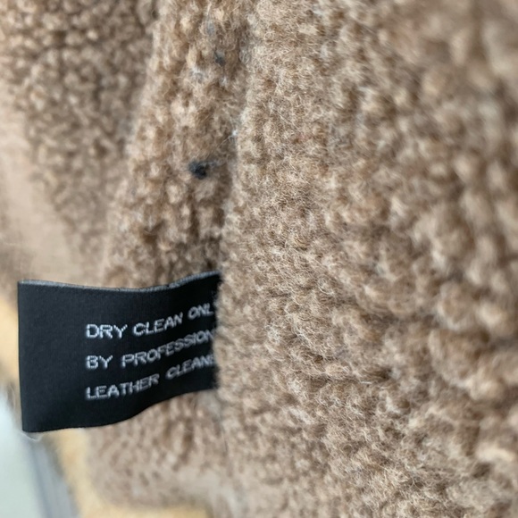 XOXO Suede Look Sherpa Lined Coat - Picture 6 of 8